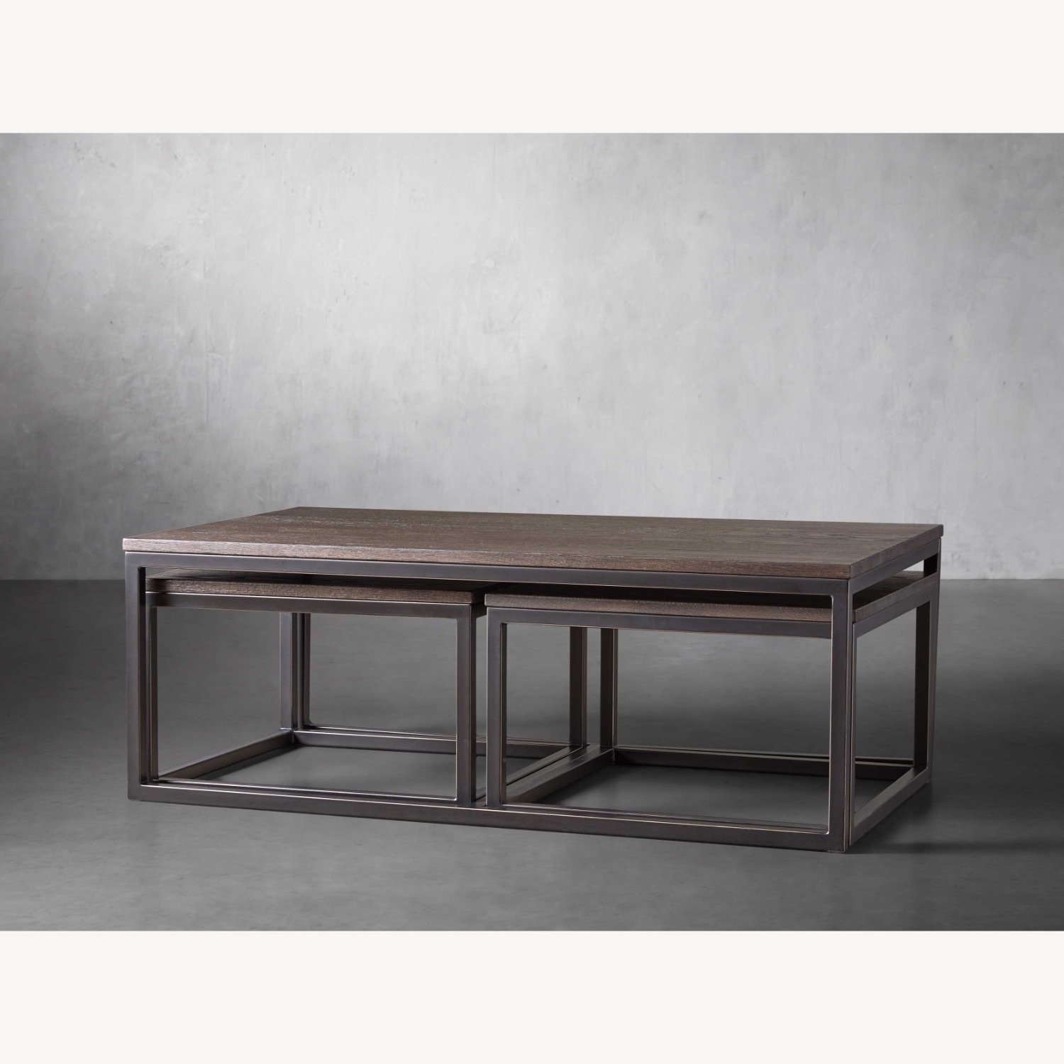 Arhaus Palmer Oak Nesting Coffee Table - image-4