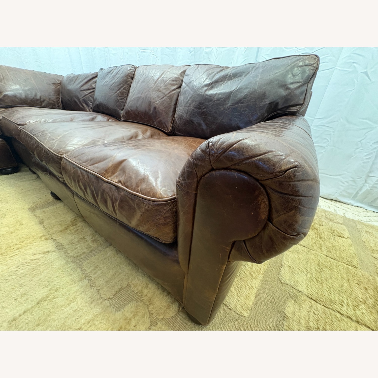 Restoration Hardware Lancaster Modular Sectional Italian Brompton - image-6