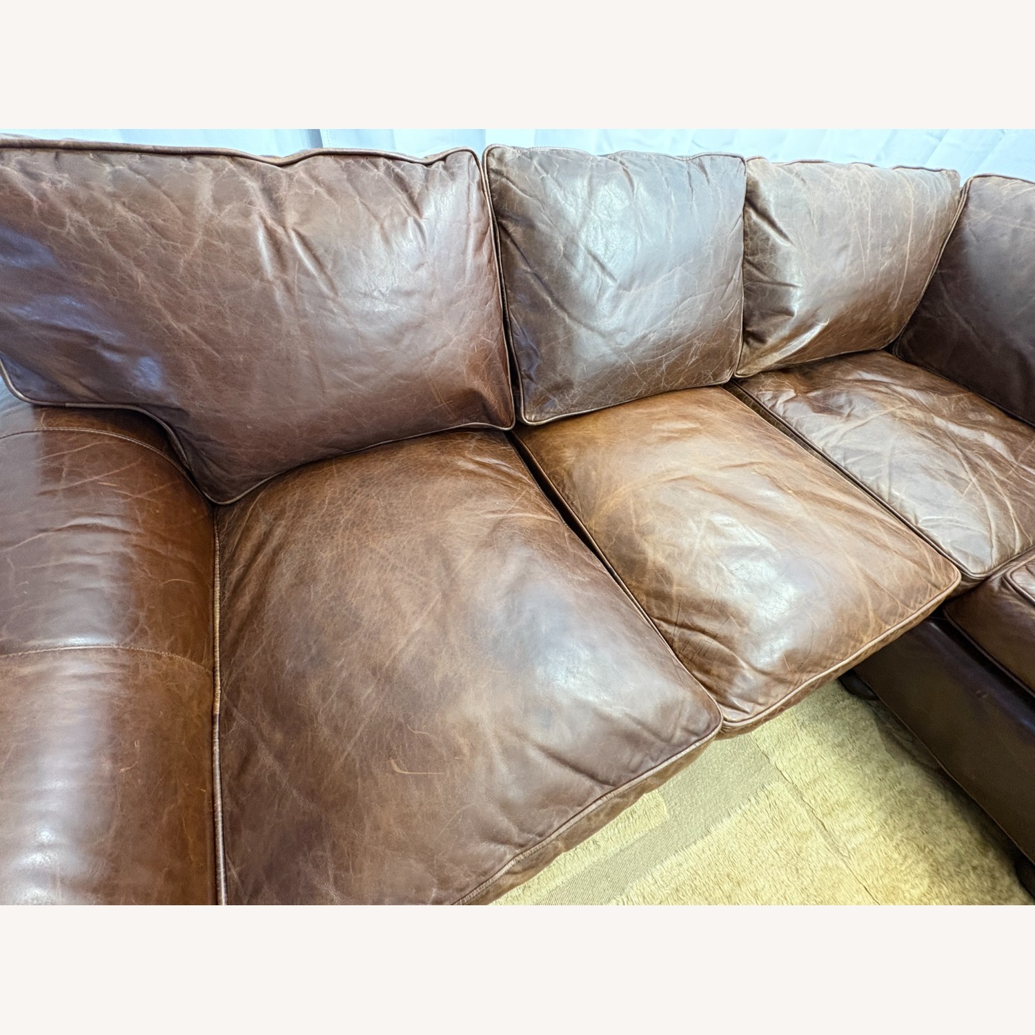 Restoration Hardware Lancaster Modular Sectional Italian Brompton - image-9