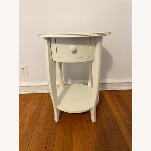 Used Pottery Barn Kids Sleigh Bedside Table for sale on AptDeco