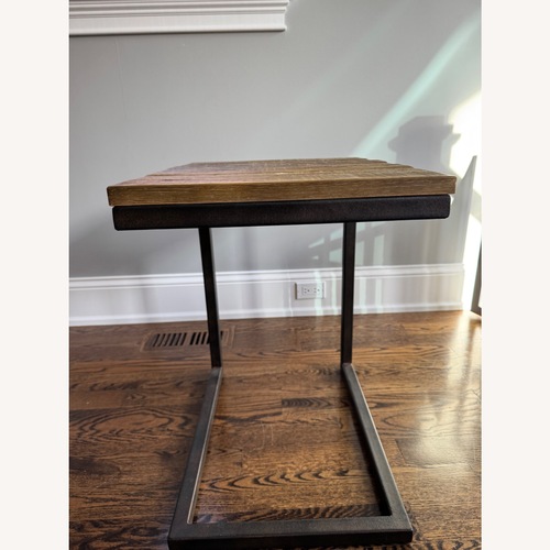 Used Arhaus Palmer Oak Serving End Table for sale on AptDeco