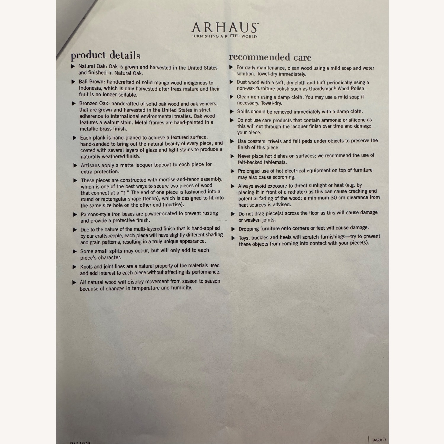 Arhaus Palmer Oak Serving End Table - image-6