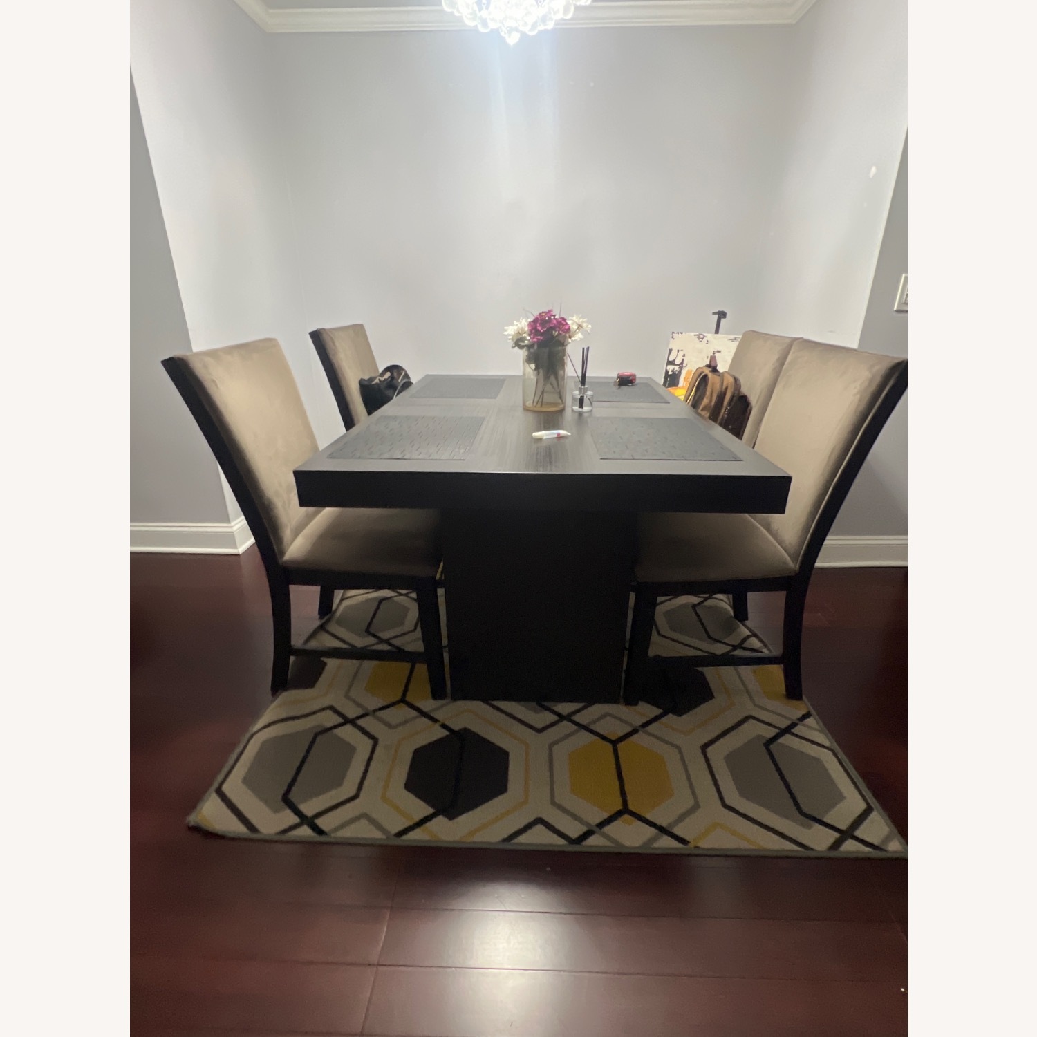 Bob's Discount Furniture Black Wood Dining Sets - image-1