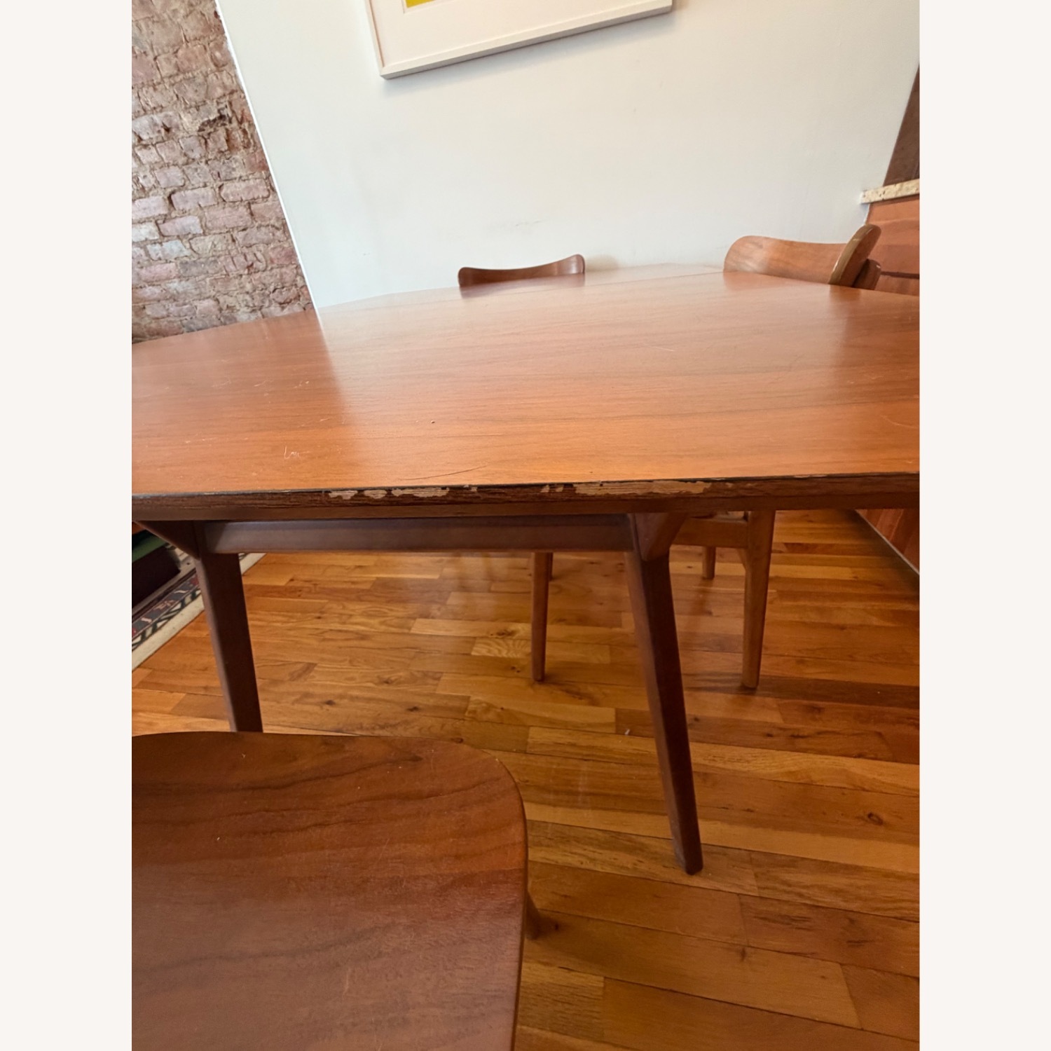 West Elm Light Brown Wood Dining Table - image-4
