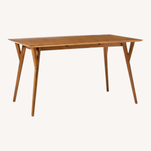 Used West Elm Light Brown Wood Dining Table for sale on AptDeco