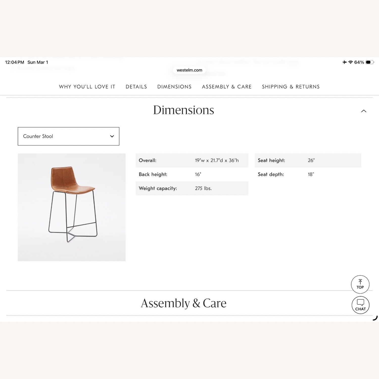 West Elm Slope Leather Counter and Bar Stools 4 - image-6