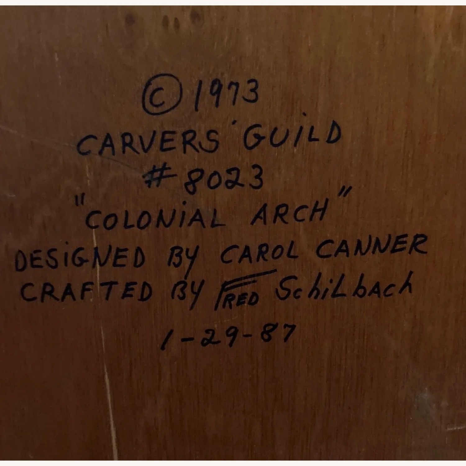 Vintage/Antique Carver’s Guild Glass Wall Mirror - image-6