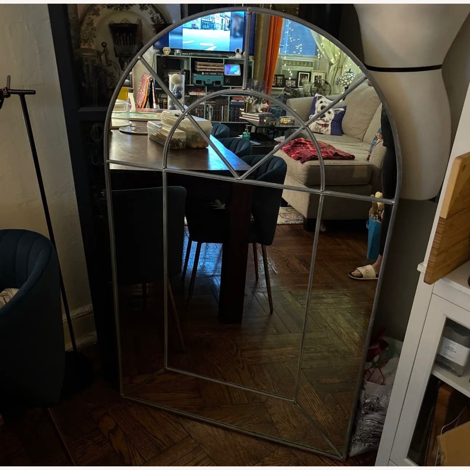 Vintage/Antique Carver’s Guild Glass Wall Mirror - image-1