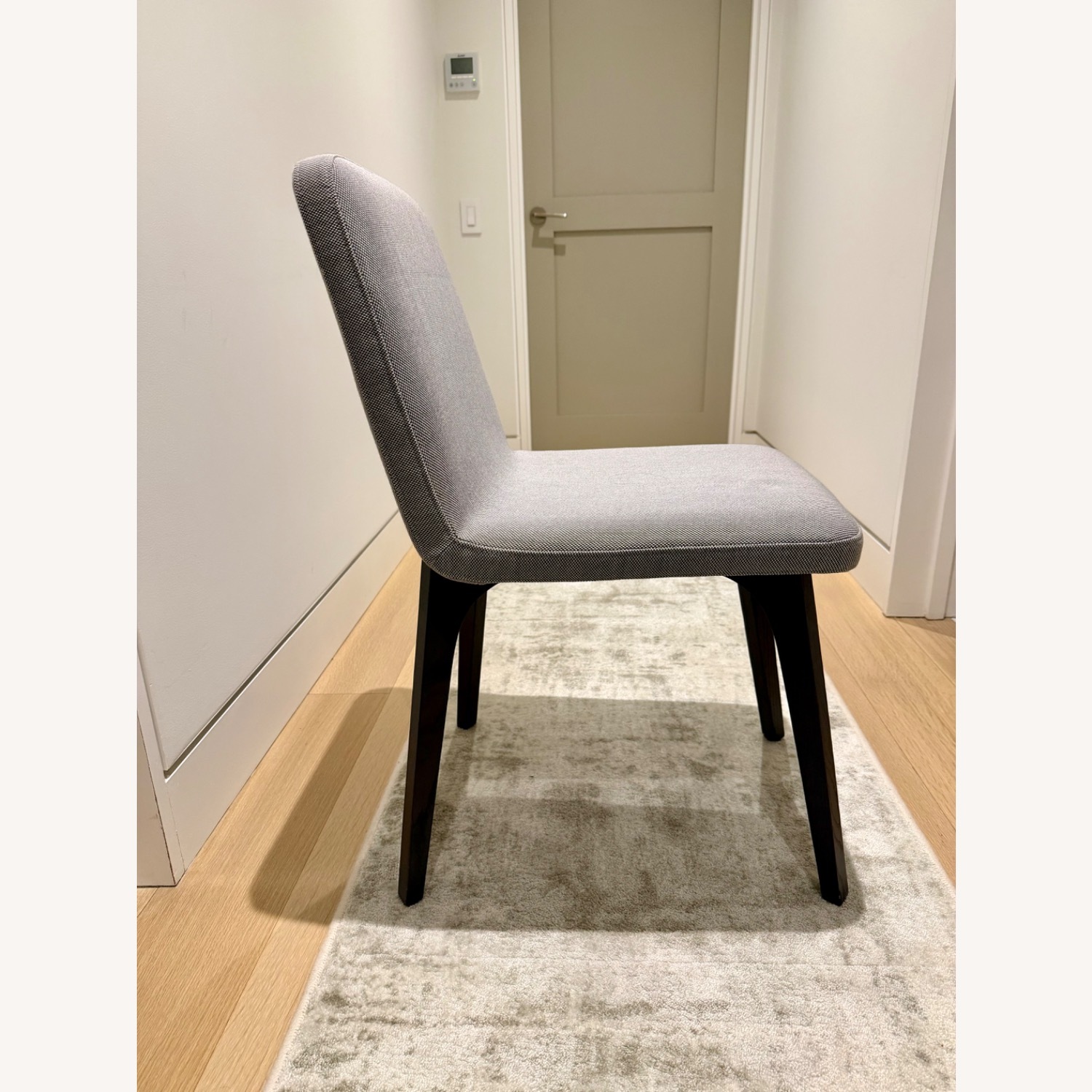 Ligne Roset Vik Light Gray Fabric Dining Chair Set - image-4