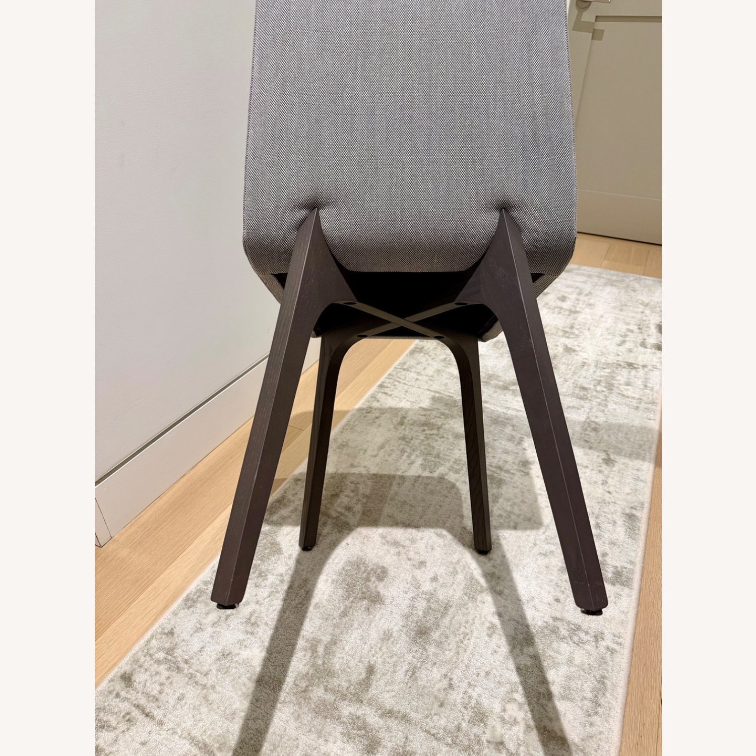 Ligne Roset Vik Light Gray Fabric Dining Chair Set - image-6