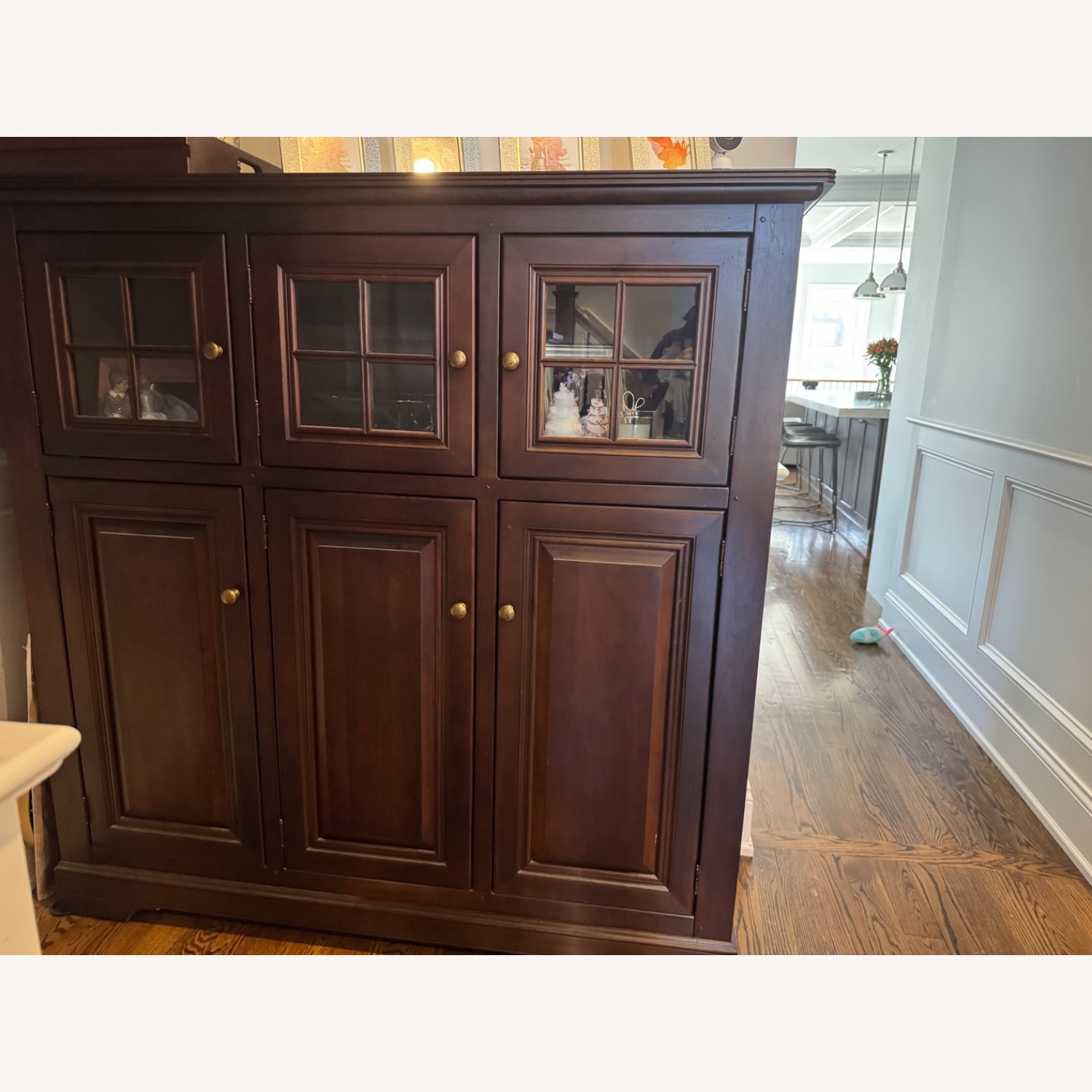 Arhaus Walnut Cabinet - image-4