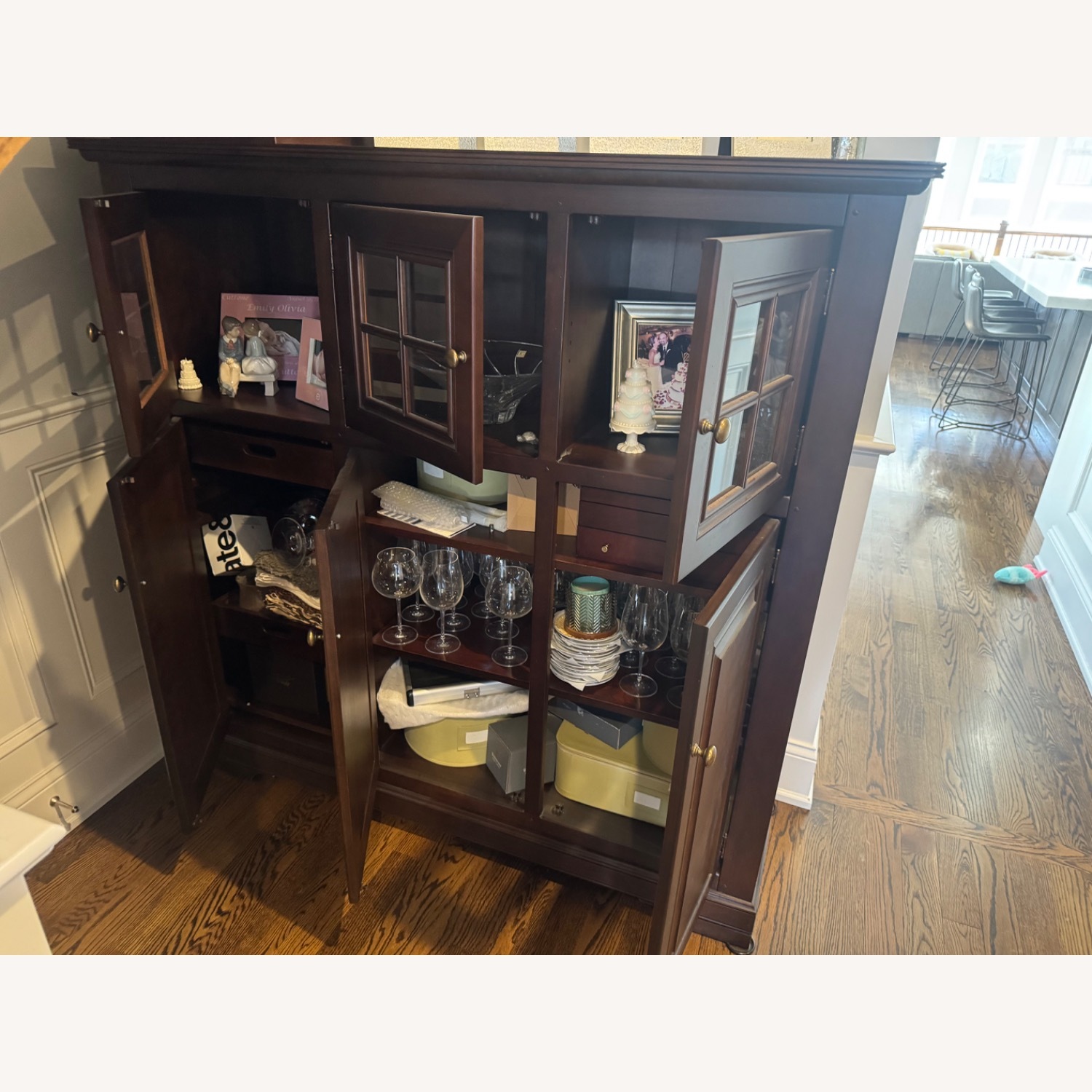 Arhaus Walnut Cabinet - image-7