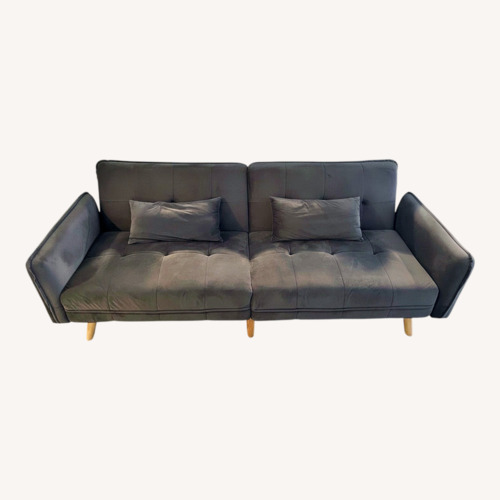Used Upholstered Gray Sleeper Sofa for sale on AptDeco