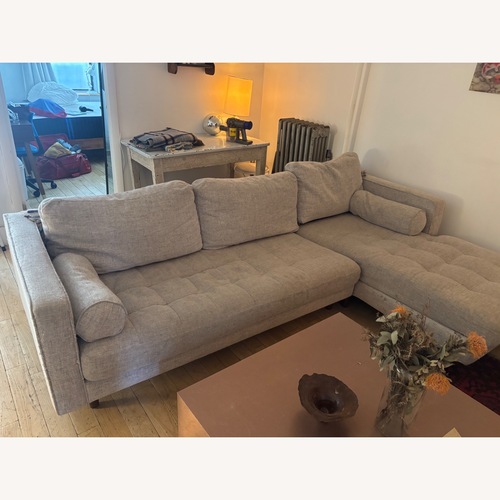 Used Article Light Gray Sectional Couch for sale on AptDeco