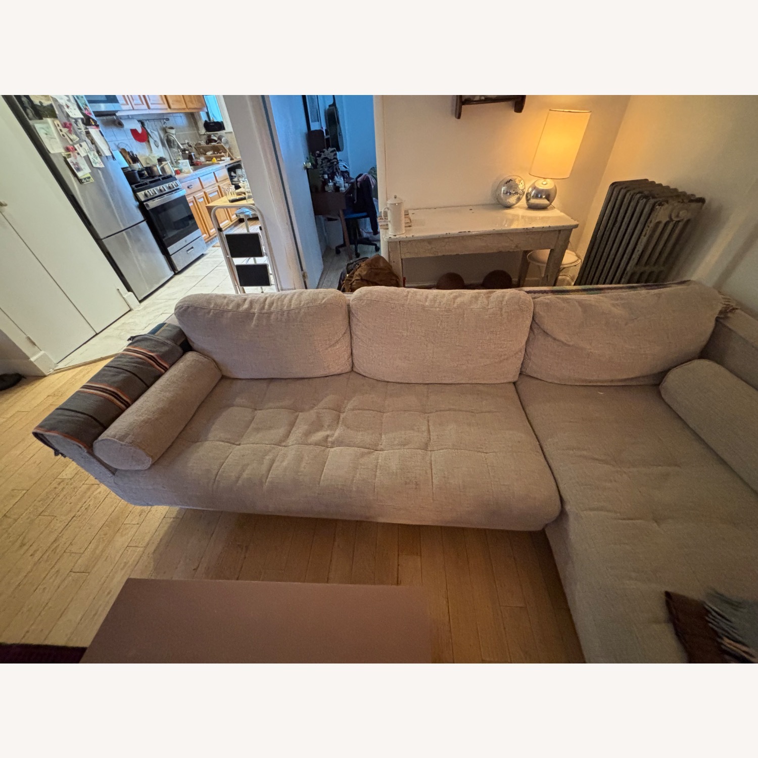 Article Light Gray Sectional Couch - image-6