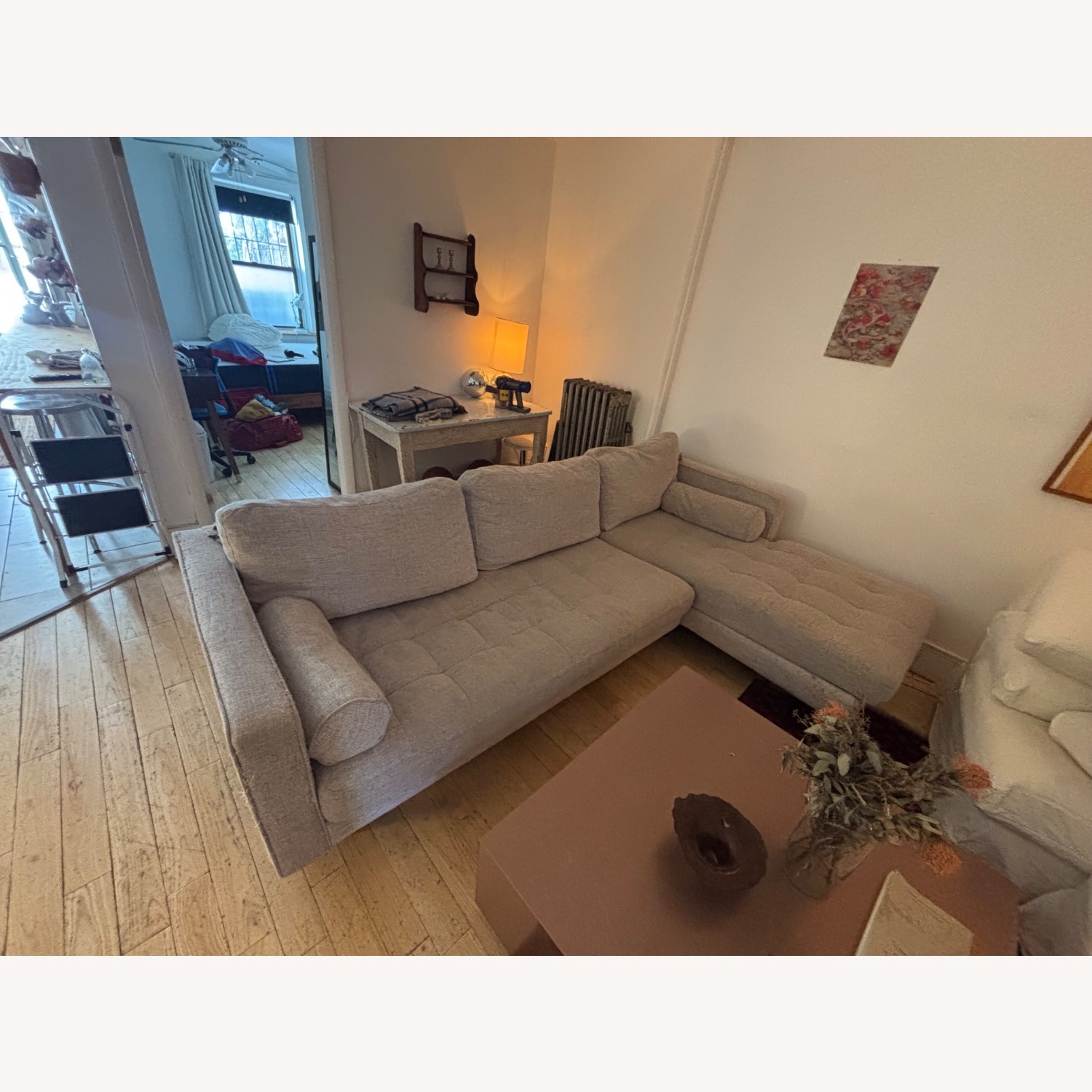 Article Light Gray Sectional Couch - image-2