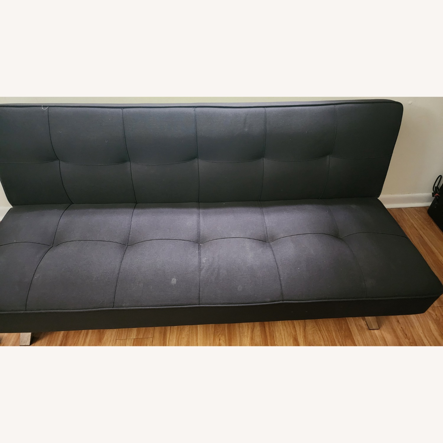 Serta Black Fabric Futon - image-4