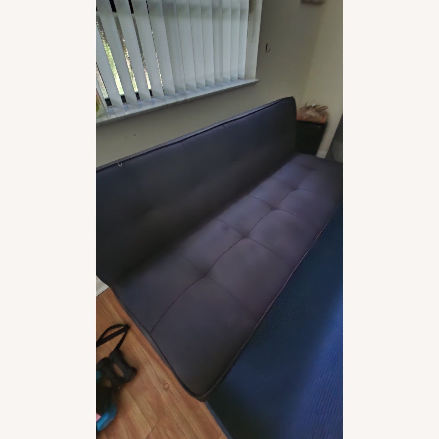 Serta Black Fabric Futon - image-3