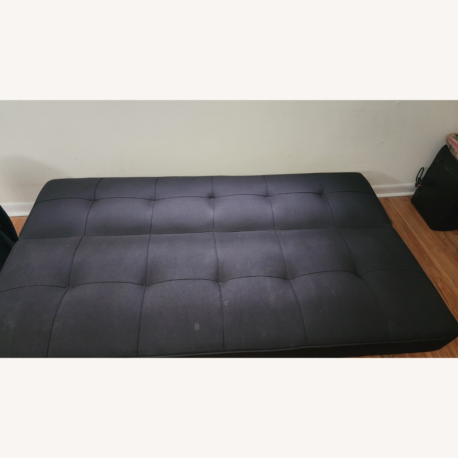 Serta Black Fabric Futon - image-5