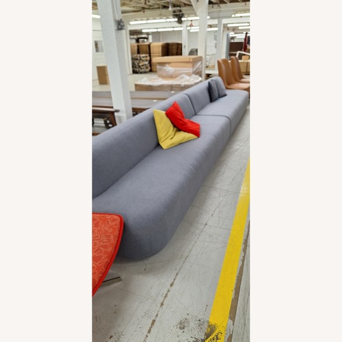 Used Bernhardt Design Light Gray 2 Piece Sectional for sale on AptDeco
