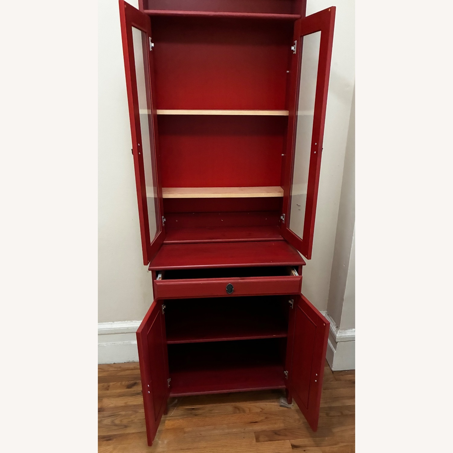 IKEA Hemmes Red Wood Sideboard - image-3