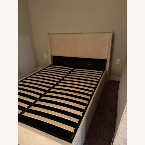 Used Wayfair Upholstered Storage Bed for sale on AptDeco