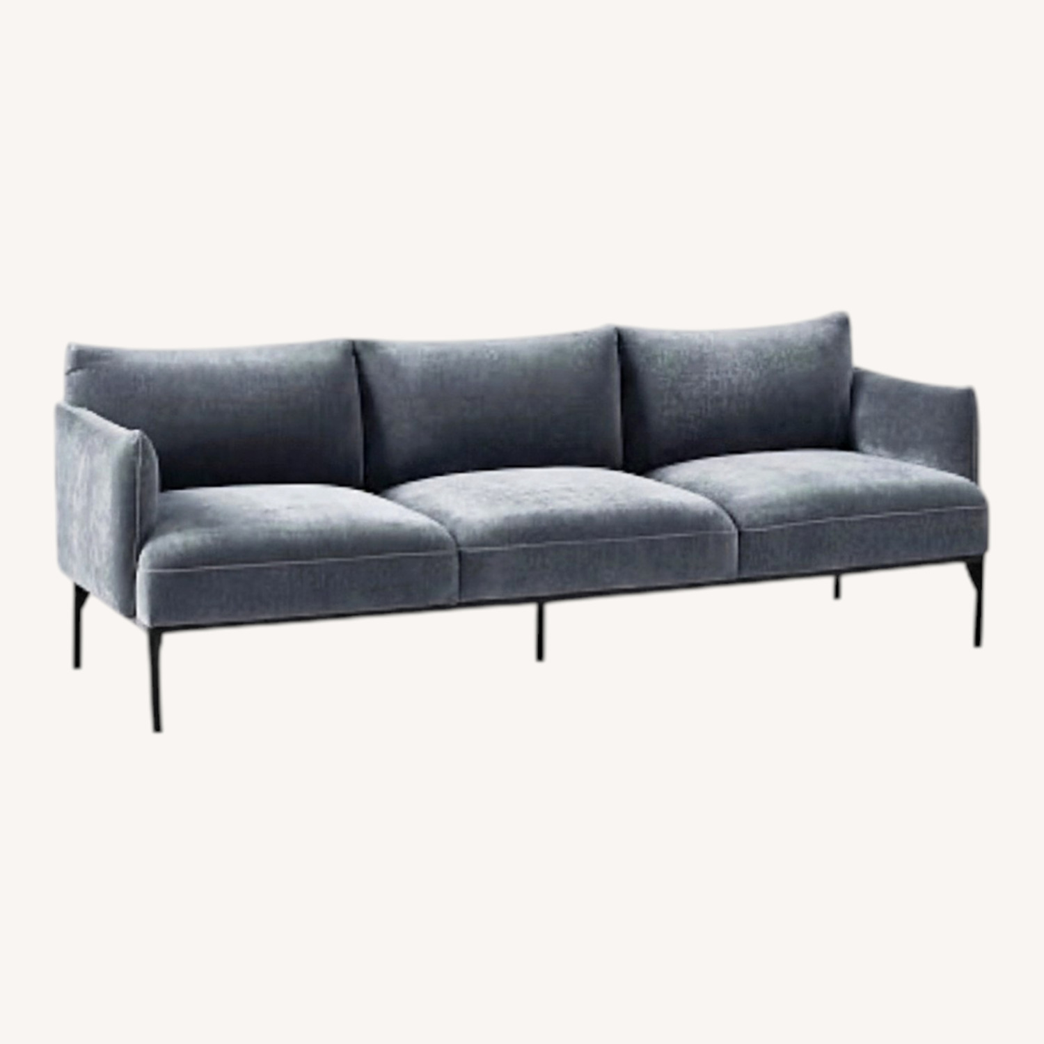 West Elm Penn Blue 3+ Seater Sofa - image-0