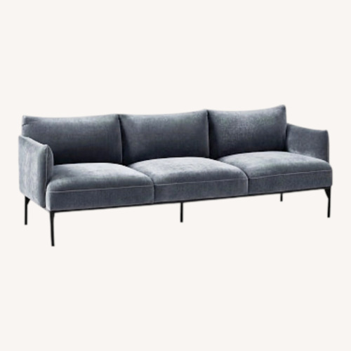 Used West Elm Penn Blue 3+ Seater Sofa for sale on AptDeco
