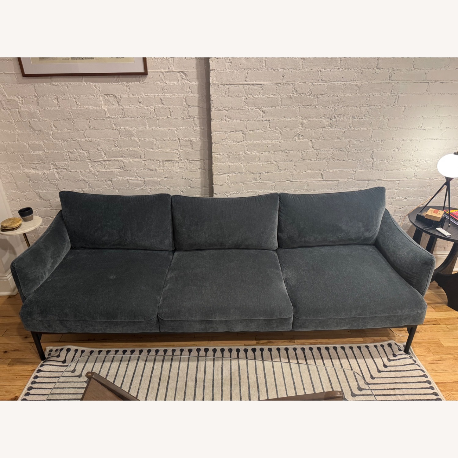 West Elm Penn Blue 3+ Seater Sofa - image-3