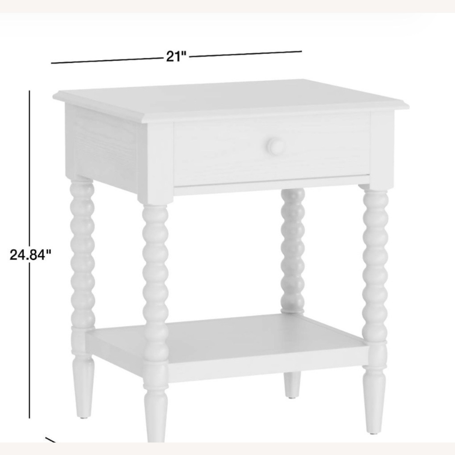 Crate & Kids Jenny Lind Spindle Kids Nightstand - image-3