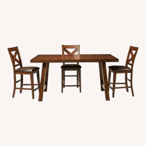 Used Raymour & Flanigan Royce 7-Piece Dining Set  for sale on AptDeco