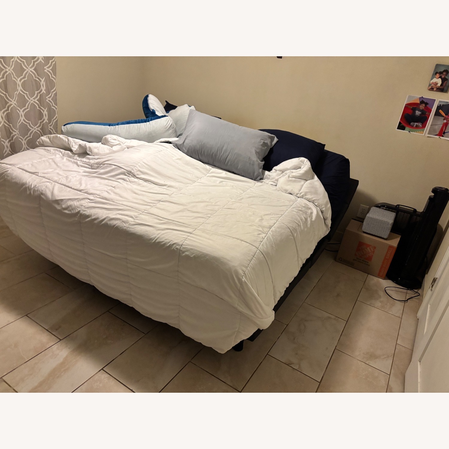 Dark Grey King Bed - image-2