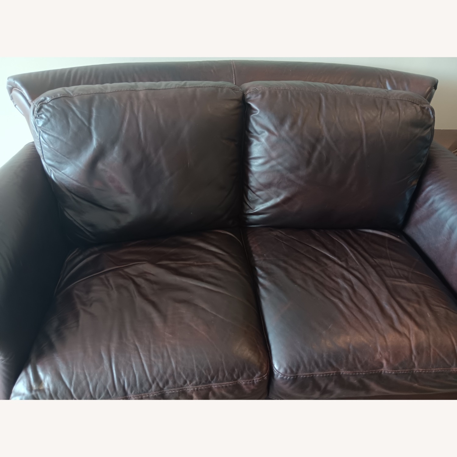 Leathercraft Furniture Dark Brown 2 Seater Sofa - image-3