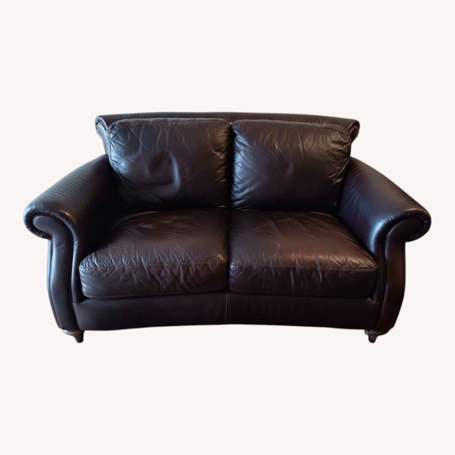 Leathercraft Furniture Dark Brown 2 Seater Sofa - image-0