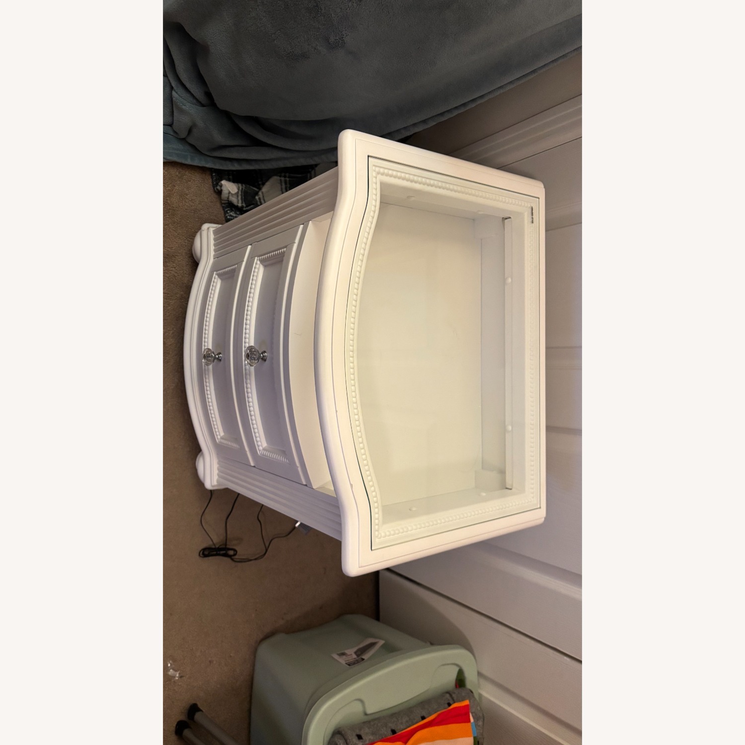 Bob's Discount White Wood Nightstand - image-3