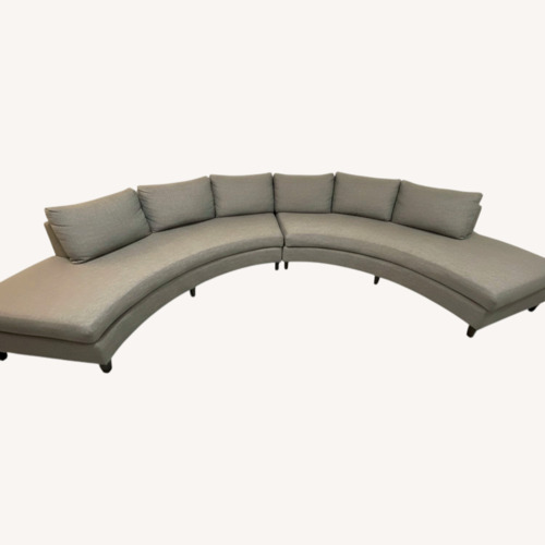 Used Jonathan Louis Furniture Light Gray Chaise Lounge for sale on AptDeco