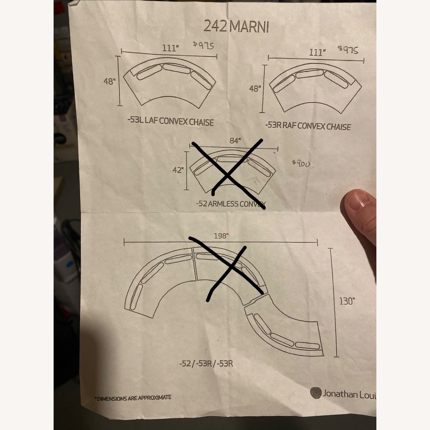 Jonathan Louis Furniture Light Gray Chaise Lounge - image-6