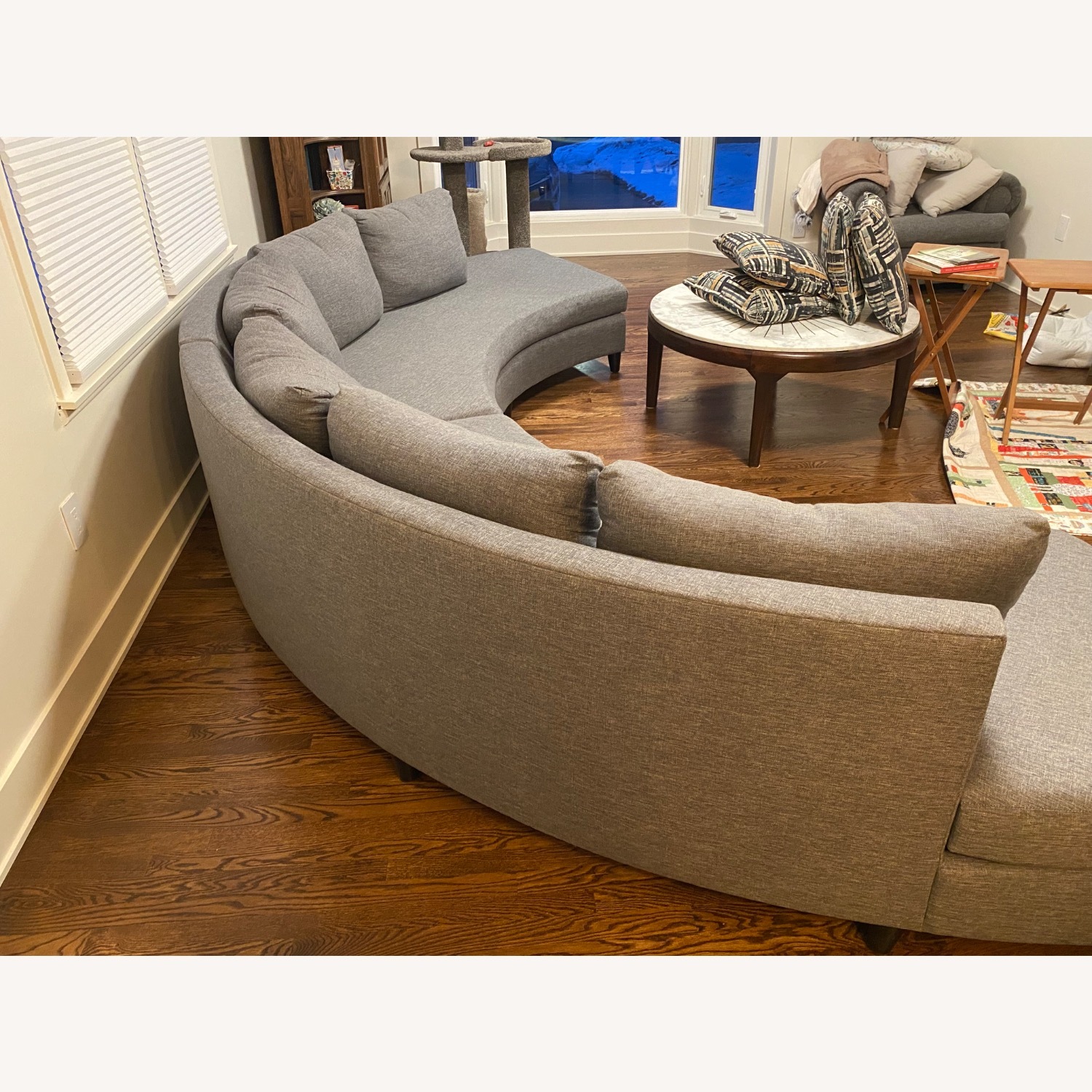 Jonathan Louis Furniture Light Gray Chaise Lounge - image-3