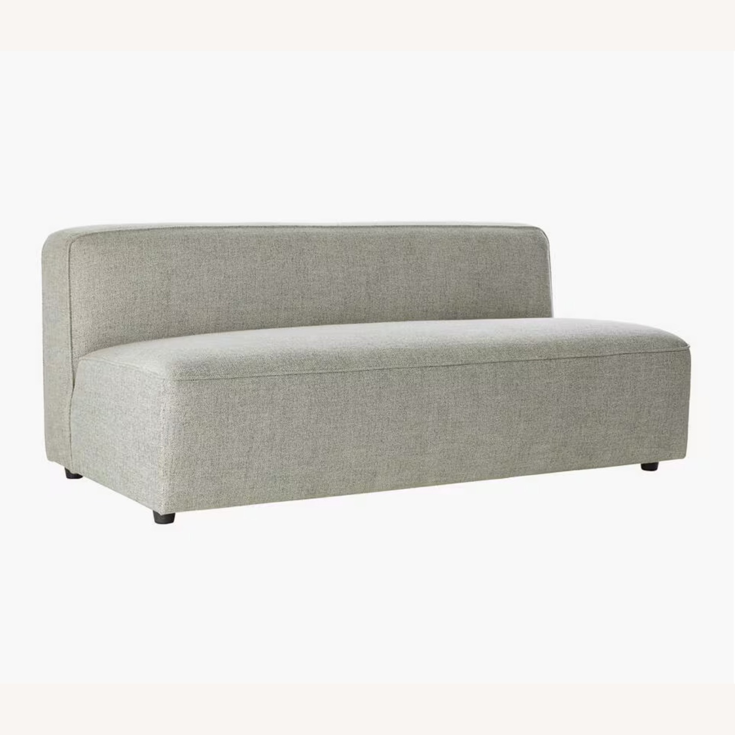 CB2 Lenyx Gray Armless Loveseat  - image-2