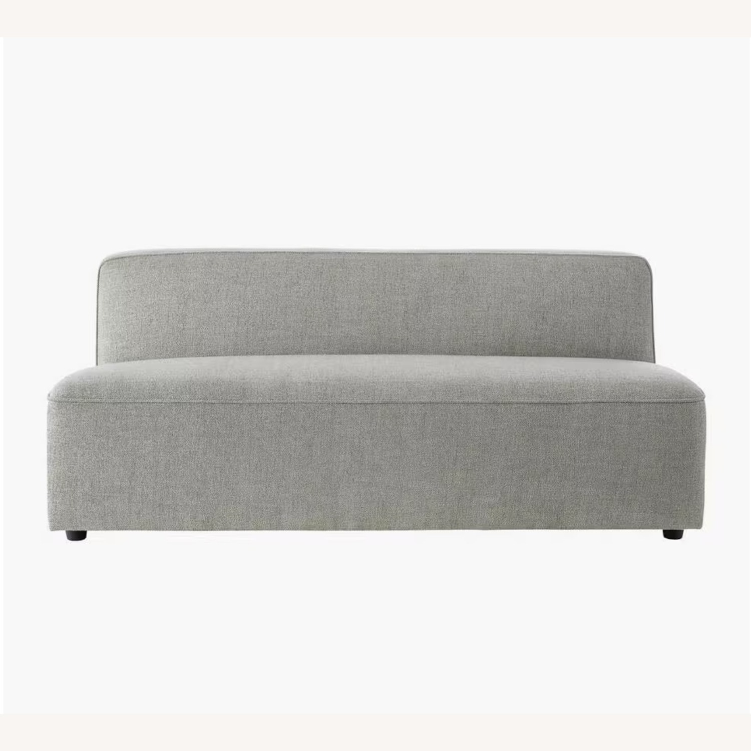 CB2 Lenyx Gray Armless Loveseat  - image-1