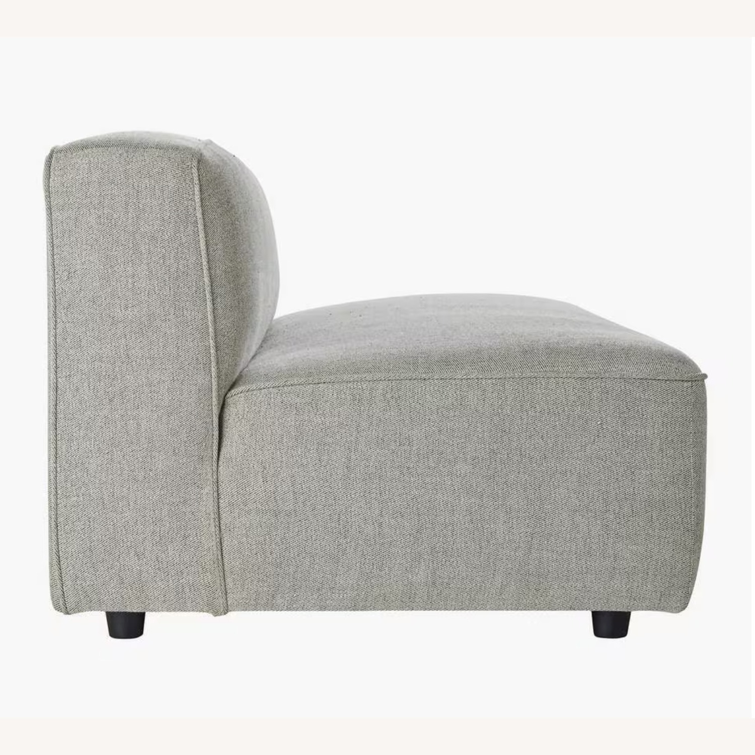 CB2 Lenyx Gray Armless Loveseat  - image-3