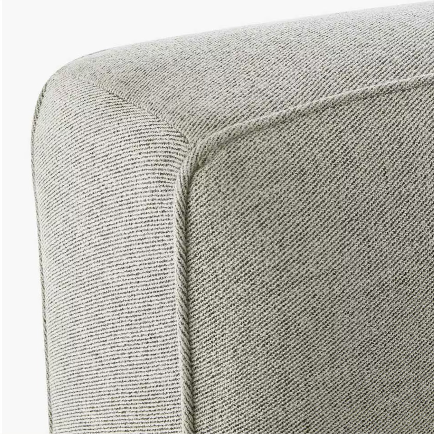 CB2 Lenyx Gray Armless Loveseat  - image-5