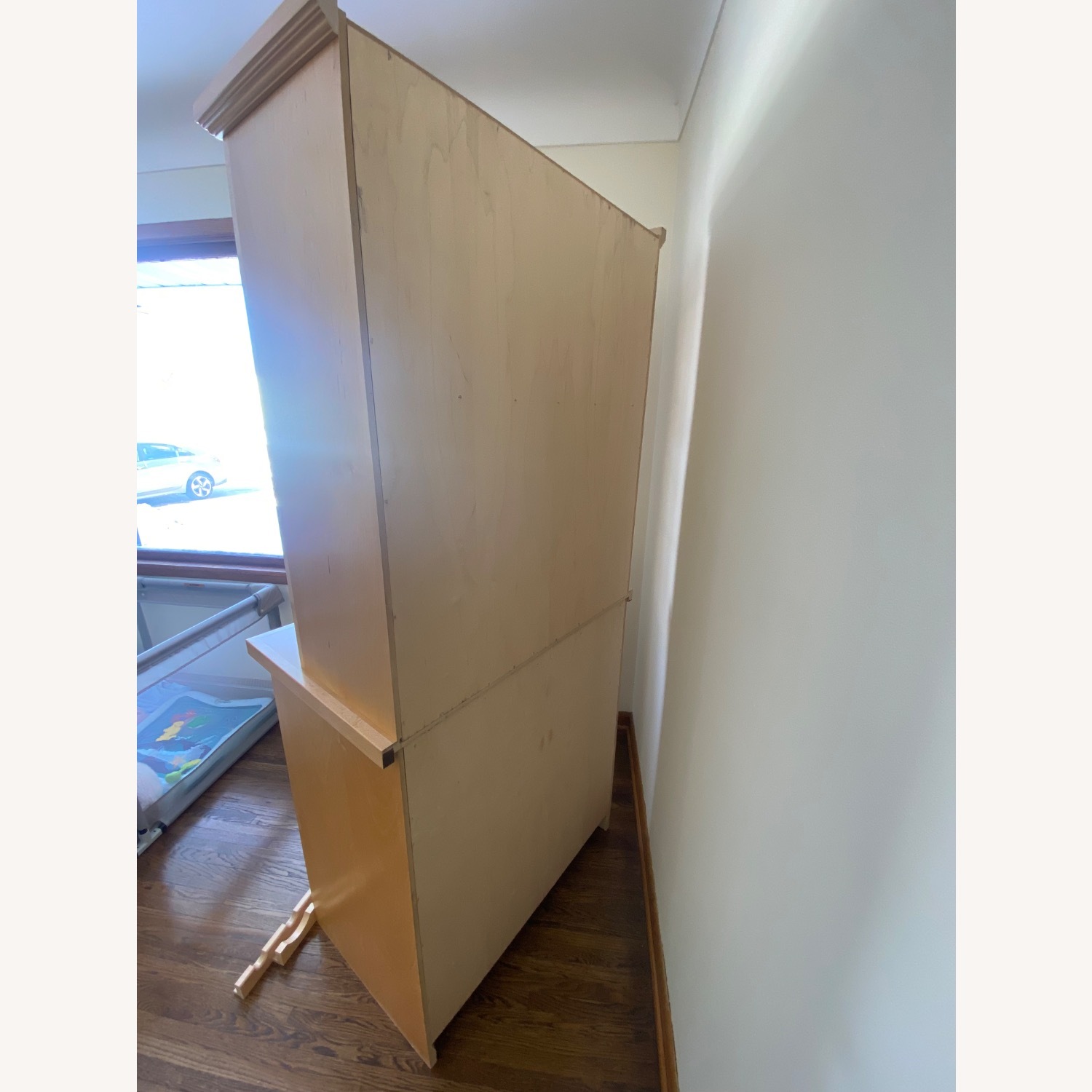 Modern Bar Cabinet with Stemware Storage - image-7