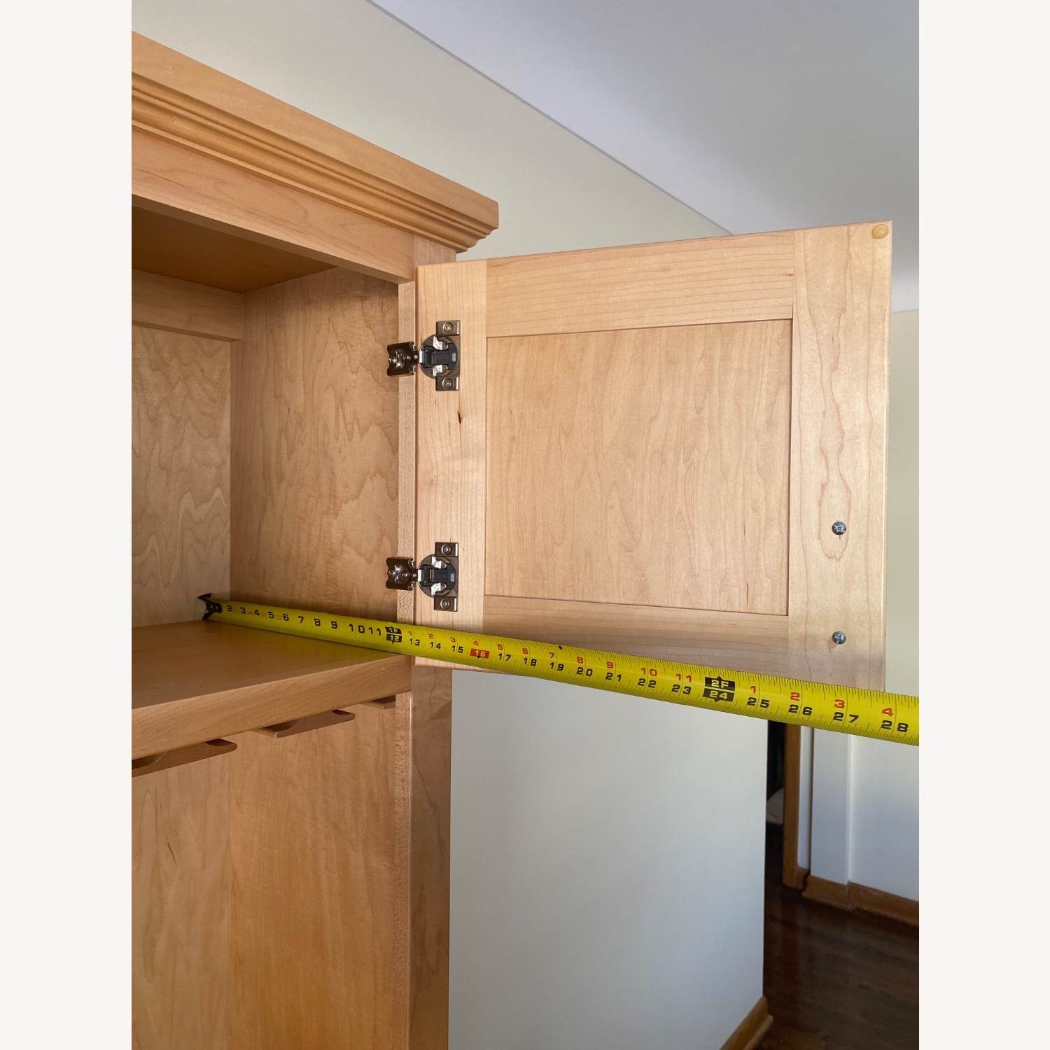 Modern Bar Cabinet with Stemware Storage - image-15