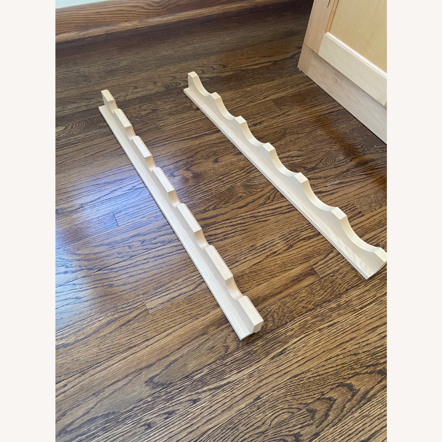 Modern Bar Cabinet with Stemware Storage - image-10