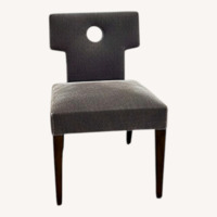 Vintage/Antique Purple Fabric Dining Chairs