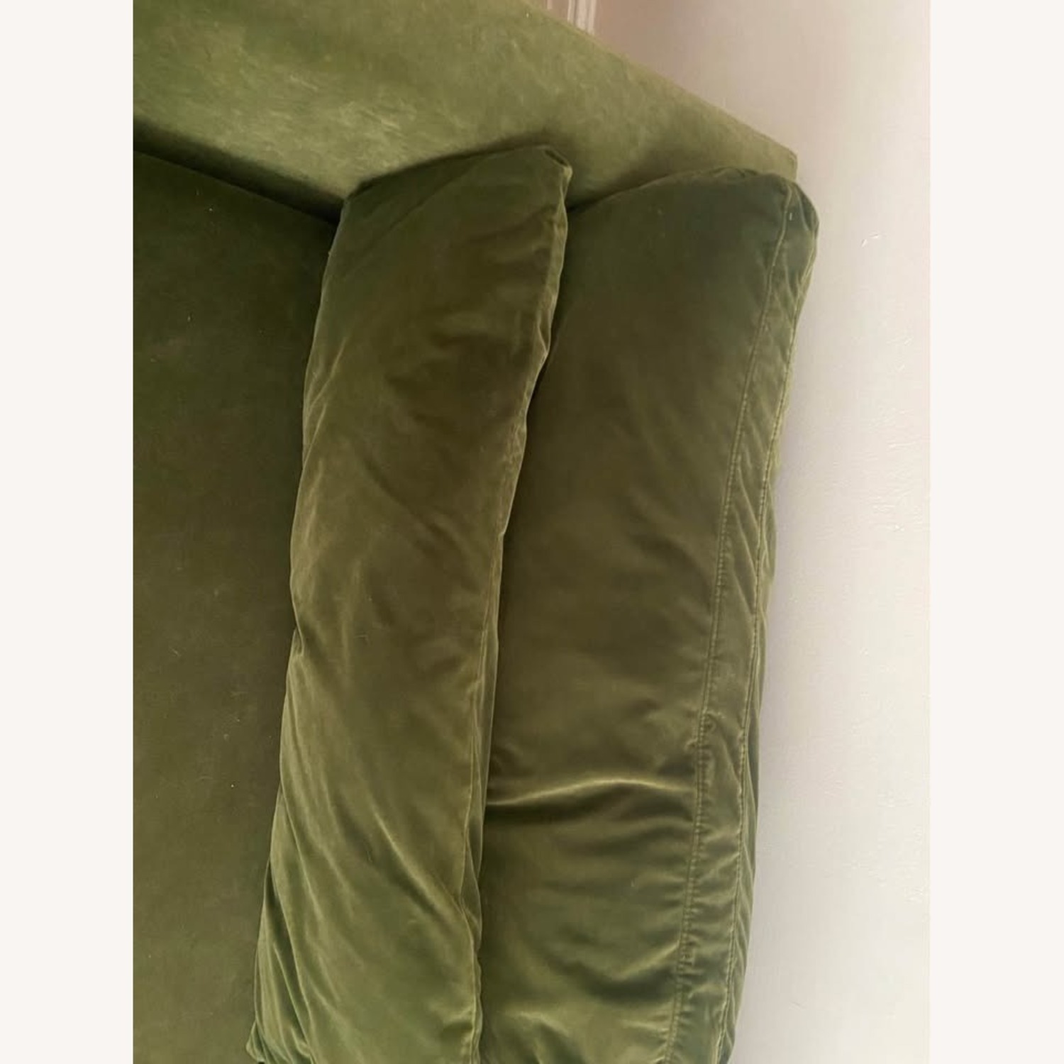 Jennifer Taylor Green Velvet 3+ Seater Sofa - image-2