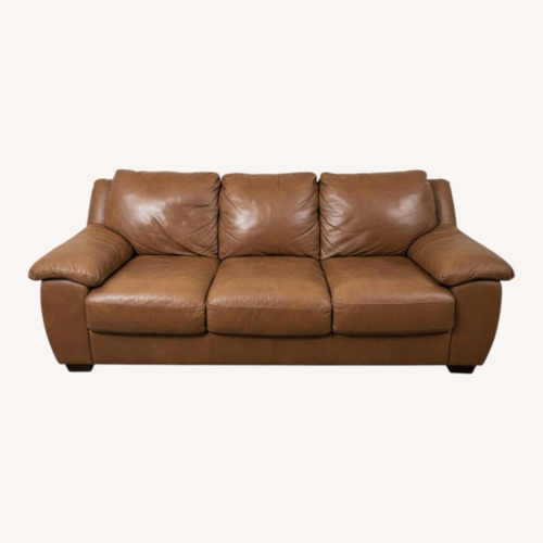 Used Italsofa Dark Brown Leather 3+ Seater Sofa for sale on AptDeco