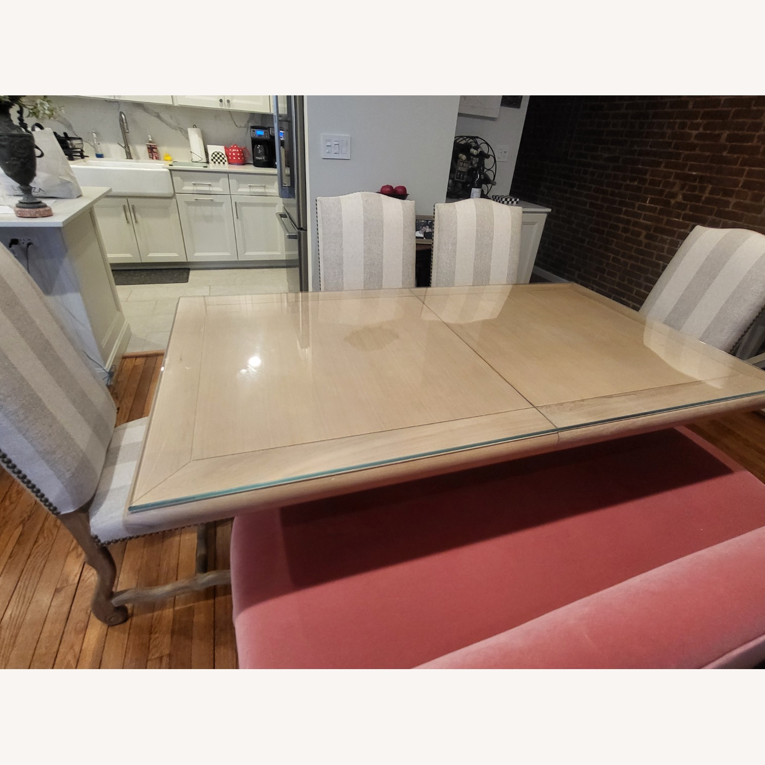 Ballard Design Dining Table and Bench - image-2