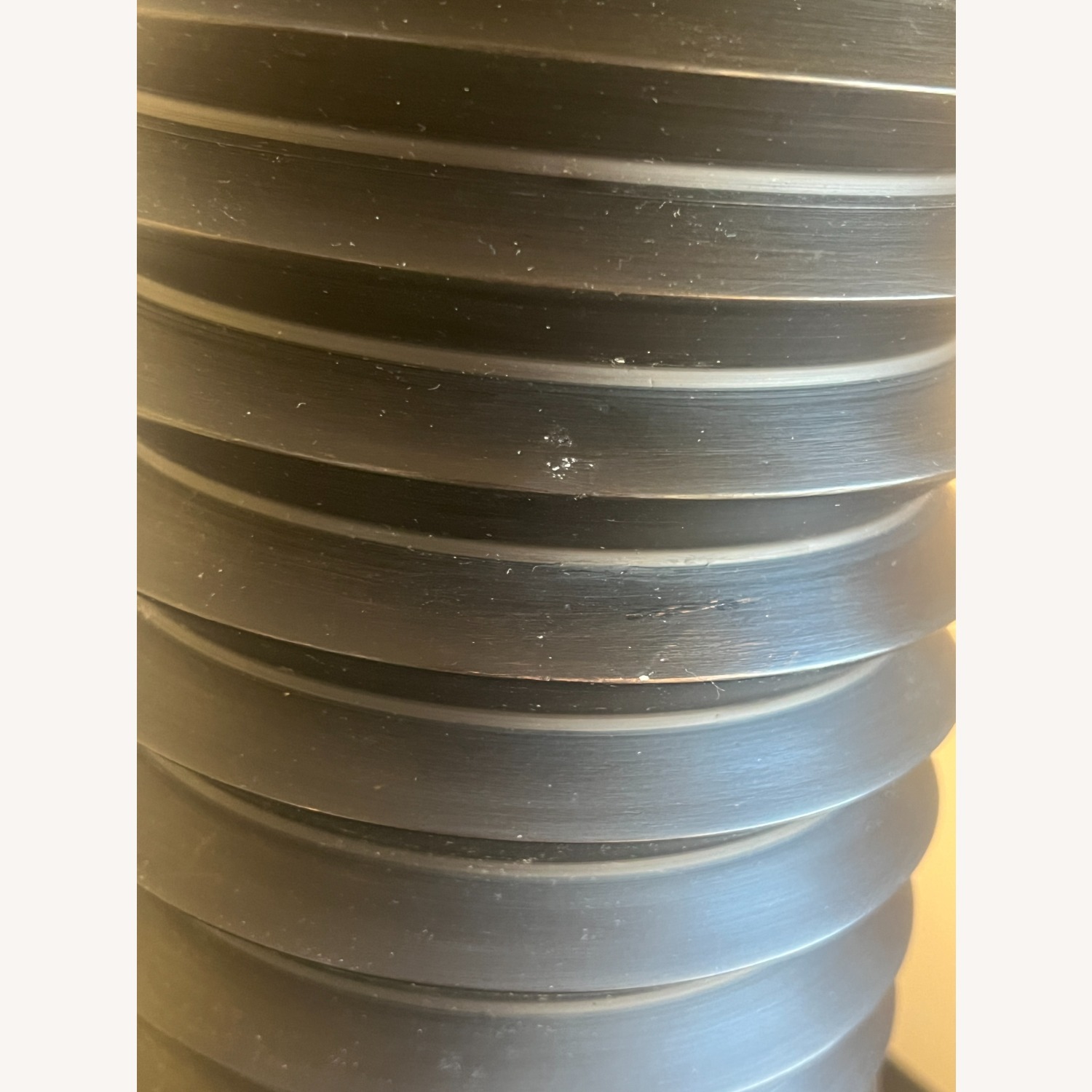 Crate & Barrel Black Metal Table Lamps - image-5